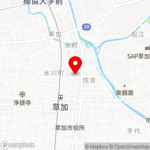 セブン-イレブン 草加住吉店の地図