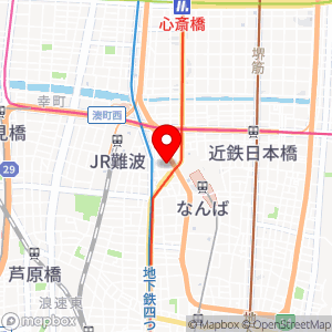 ファミリーマート 難波中北店の地図