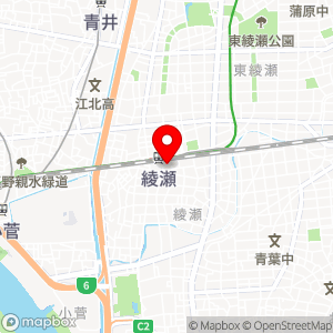 タイムズ 綾瀬駅前の地図
