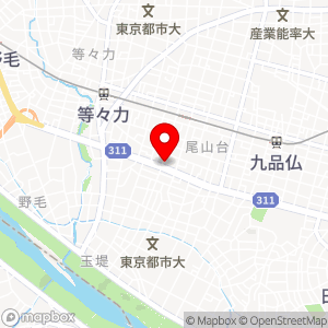 ファミリーマート ハッピーロード尾山台店の地図