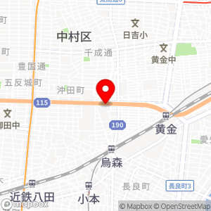 名鉄協商パーキング 畑江通6丁目の地図