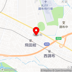 タイムズ 飛田給1丁目の地図