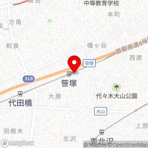 成城石井 フレンテ笹塚店の地図