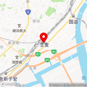 三井のリパーク 生麦駅前の地図