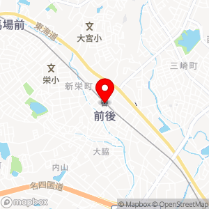 名鉄協商パーキング 前後駅前南第3の地図