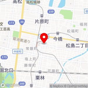 ローソン 高松塩上町店の地図