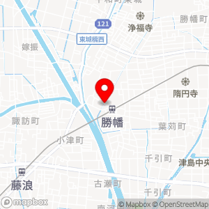名鉄協商パーキング 勝幡駅前の地図
