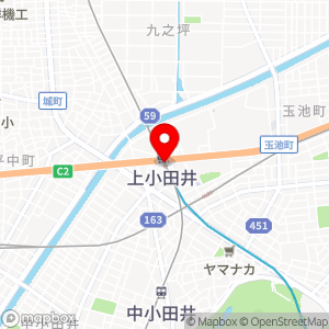 ファミリーマート 上小田井駅店の地図