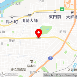 ローソン100 川崎観音の地図