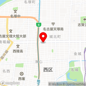 ローソン 西区上名古屋三丁目店の地図