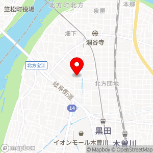 セブン-イレブン 一宮北方町中島店の地図