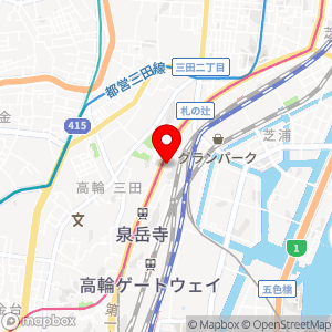 ファミリーマート 泉岳寺北店の地図