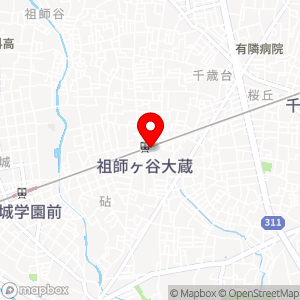 コープみらい 祖師谷店の地図