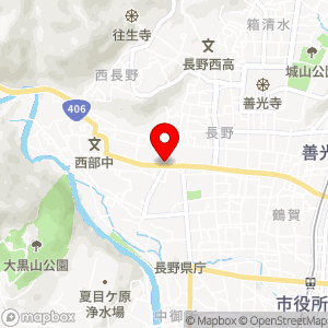 ローソン 長野信大教育学部西店の地図