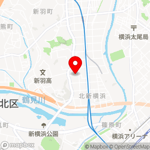 北新横浜駅東駐車場の地図
