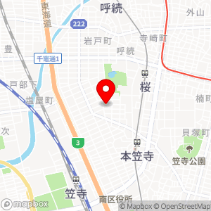 名鉄協商パーキング 曽池町の地図
