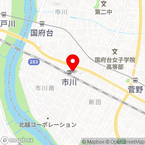 ダイエー 市川店・イオンフードスタイルの地図