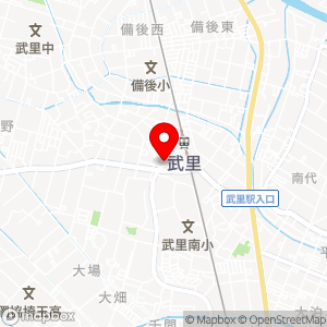 ローソンストア100 武里店の地図