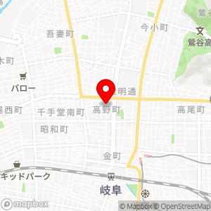 名鉄協商パーキング 岐阜高野町第5の地図