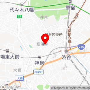 ファミリーマート 渋谷松濤一丁目店の地図