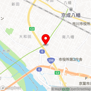 ナビパーク 市川大和田第1の地図