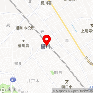 タイムズ桶川駐車場の地図