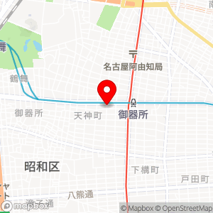 名鉄協商パーキング 御器所西の地図
