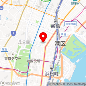 ナチュラルローソン 新橋六丁目店の地図