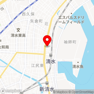 三井のリパーク 清水駅西口駅前の地図