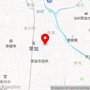 ローソン 草加高砂二丁目店の地図