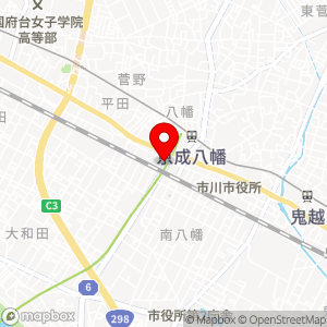 OKストア 本八幡店の地図