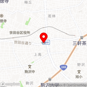 BALUKO 世田谷上馬の地図