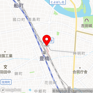 名鉄協商パーキング 豊橋駅前の地図