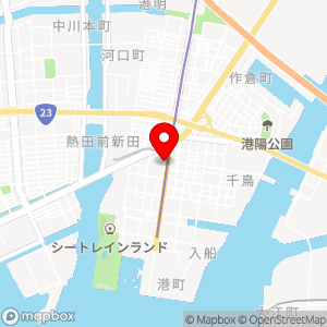 ローソンストア100 築地口店の地図