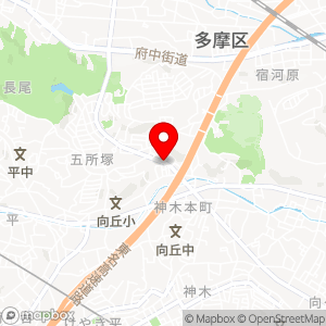 ツインプラザ向ヶ丘B館駐車場の地図