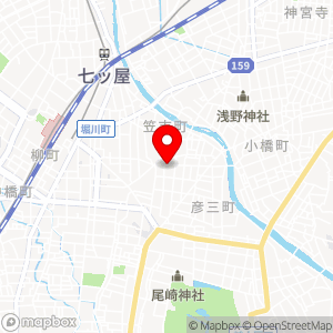 名鉄協商パーキング マルエー彦三店第1駐車場の地図