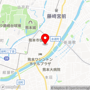 三井のリパーク 熊本中央街第3の地図