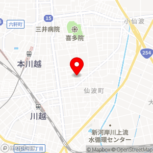 仙波ＳＳパーキングの地図