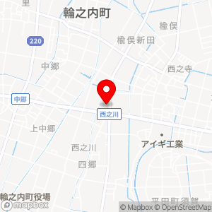 ファミリーマート 輪之内町店の地図