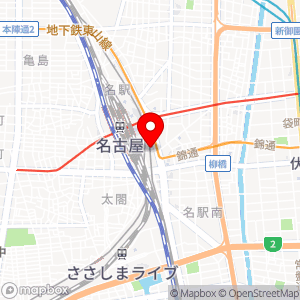 ファミリーマート 近鉄名古屋駅地上改札外店の地図