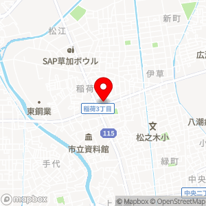 全日食チェーン マルコ-生鮮市場草加店の地図