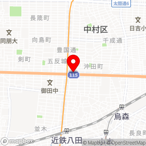 名鉄協商パーキング 岩塚駅東の地図
