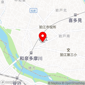 三井のリパーク 狛江東和泉1丁目第2の地図