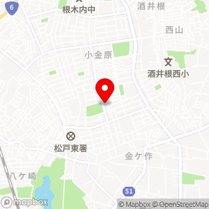 ファミリーマート むらた小金原店の地図