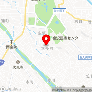 ローソン 金沢本多町三丁目店の地図