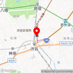 ファミリーマート 渋谷一丁目店の地図