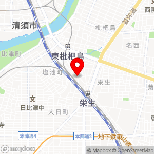 名鉄協商パーキング 栄生第3の地図