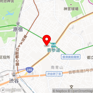 セブン-イレブン 港区北青山3丁目店の地図