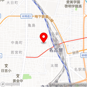 ファミリーマート 中村則武二丁目店の地図
