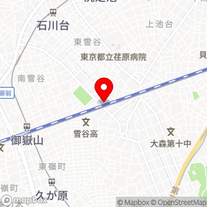 タイムズ 南雪谷5丁目の地図